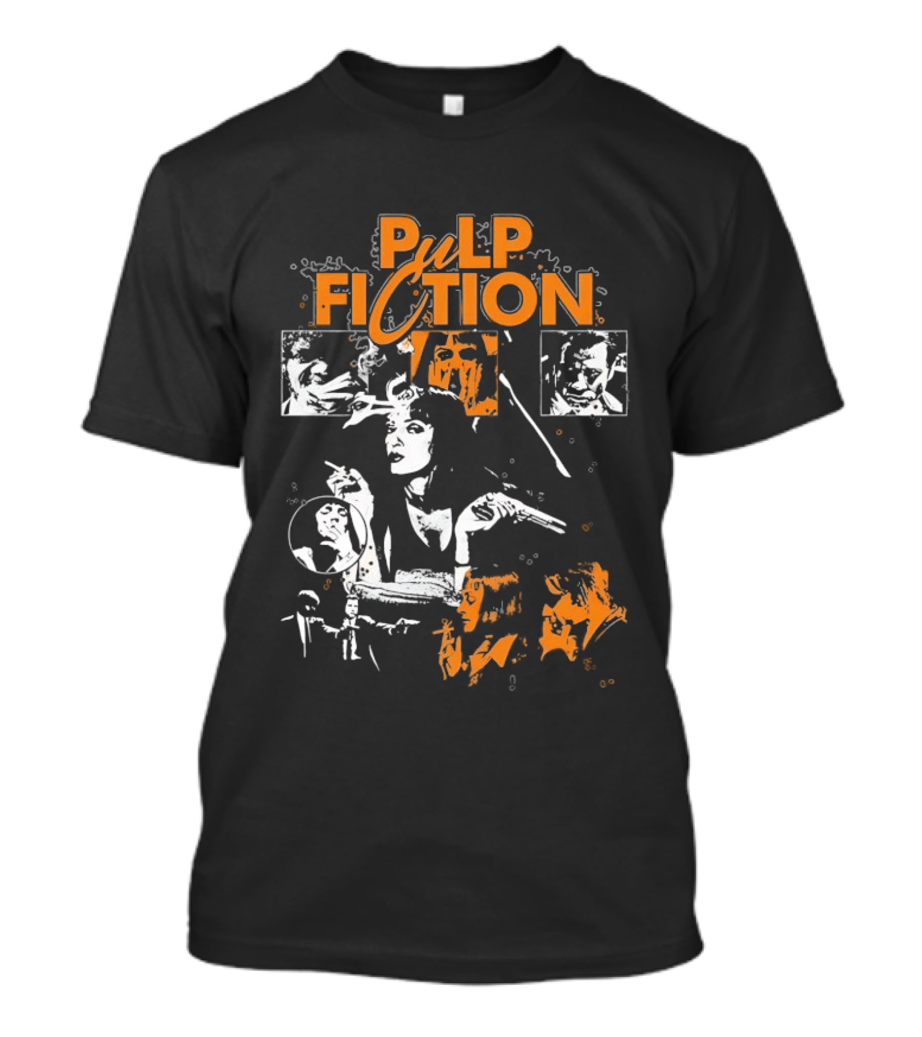 Pulp Fiction Vintage Film Style Featuring Mia Wallace T-Shirt