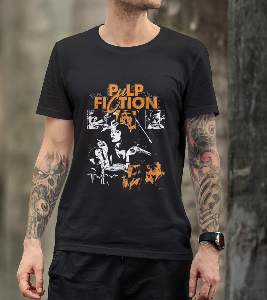 Pulp Fiction Vintage Film Style Featuring Mia Wallace T-Shirt