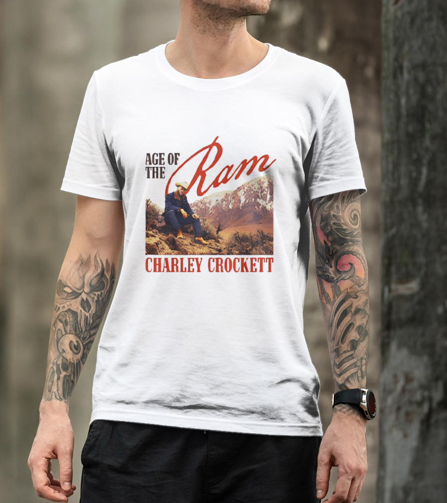 Age Of The Ram Western Style Charley Crockett Adventure T-Shirt