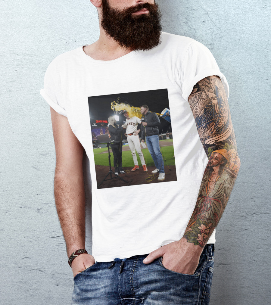 Daniel Susac Interview Oracle Park San Francisco Giants Celebration Moment T-Shirt