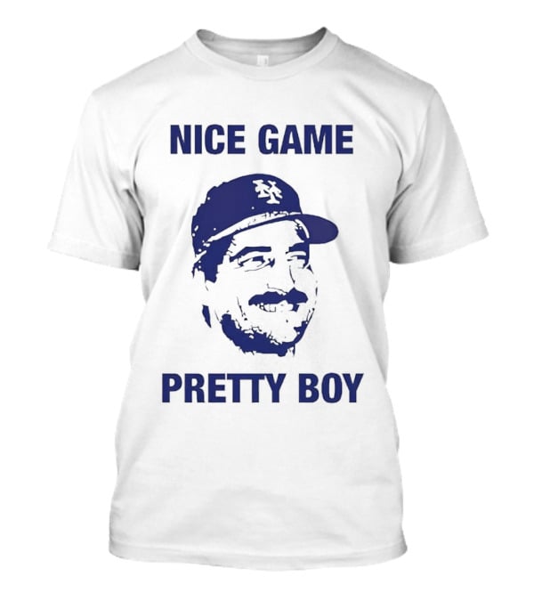 Nice Game Pretty Boy Keith Hernandez New York Mets Villain Line T-Shirt