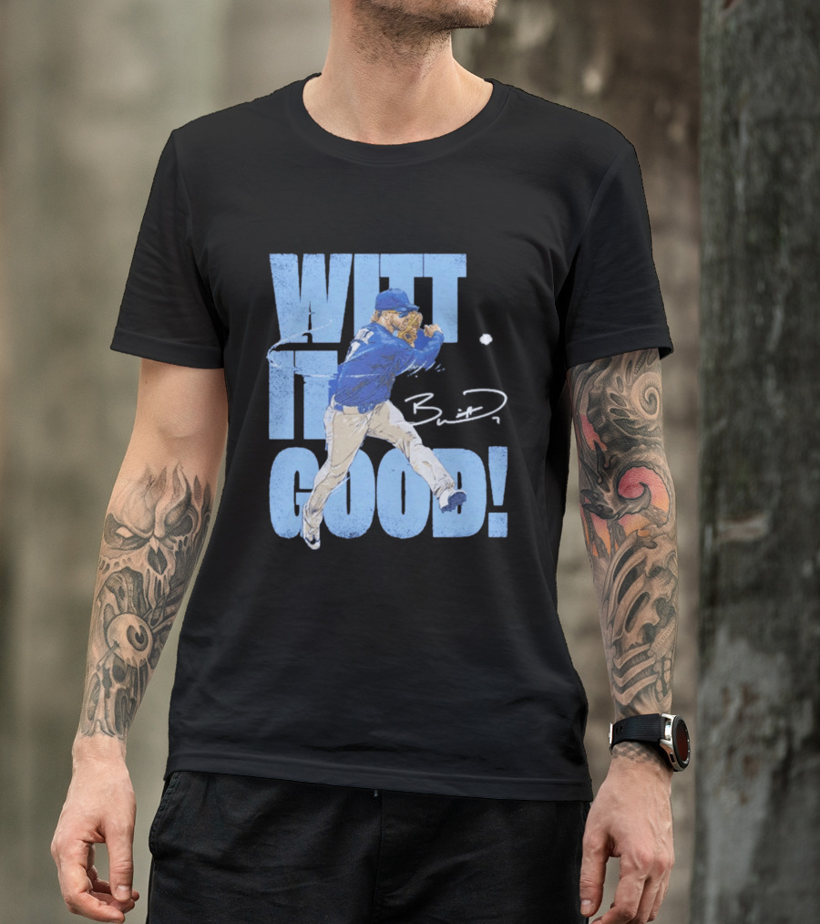 Bobby Witt Jr Kansas City Royals Witt It Good Celebrating Baseball Excellence T-Shirt