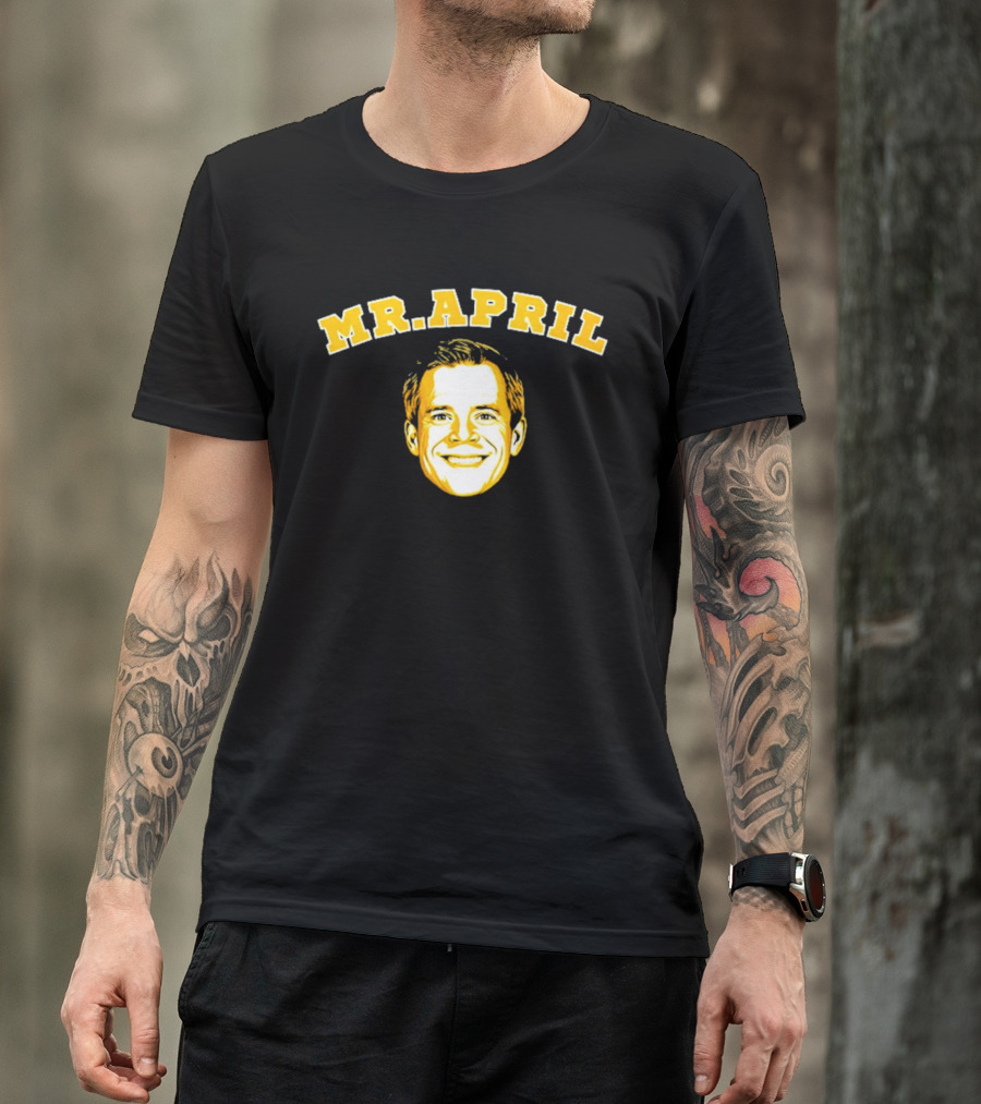 Michigan Wolverines Mr. April Big Head T-Shirt