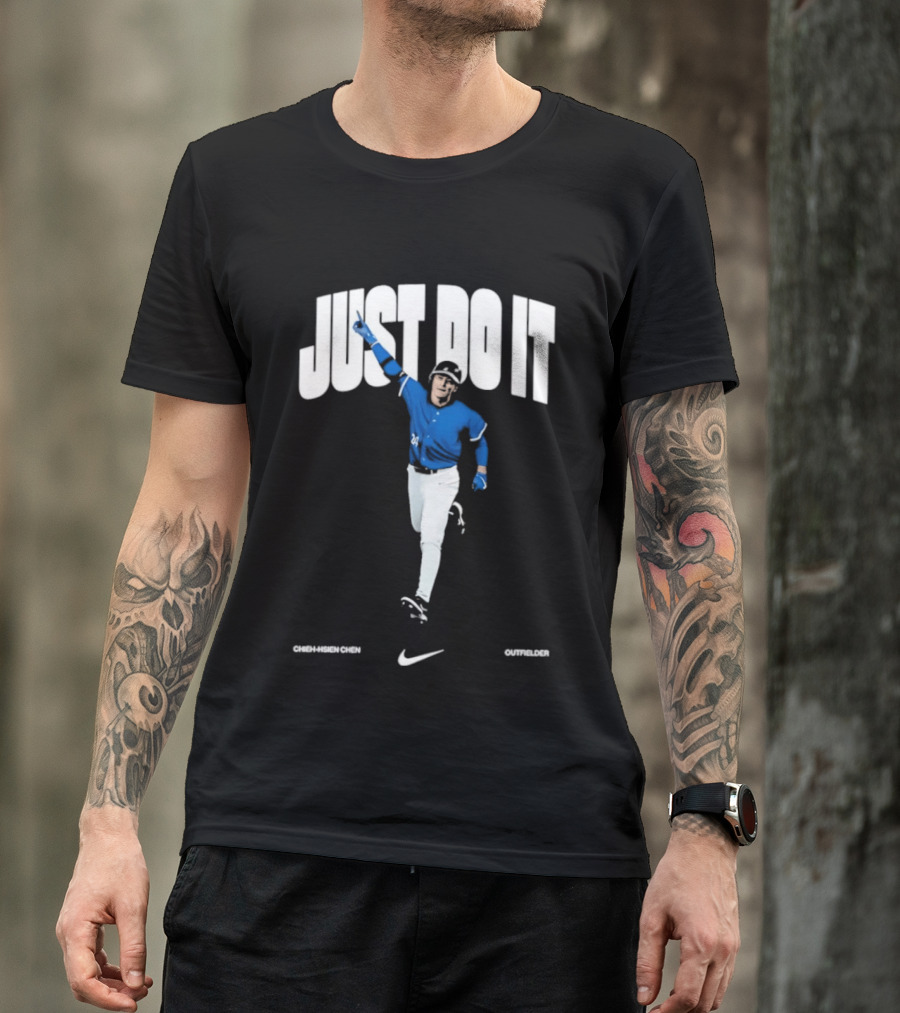 Just Do It Nike Baseball Chieh Hsien Chen Outfielder T-Shirt