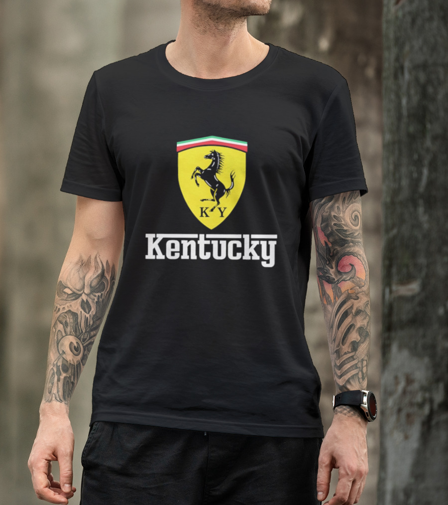 Kentucky Horsepower Ferrari T-Shirt