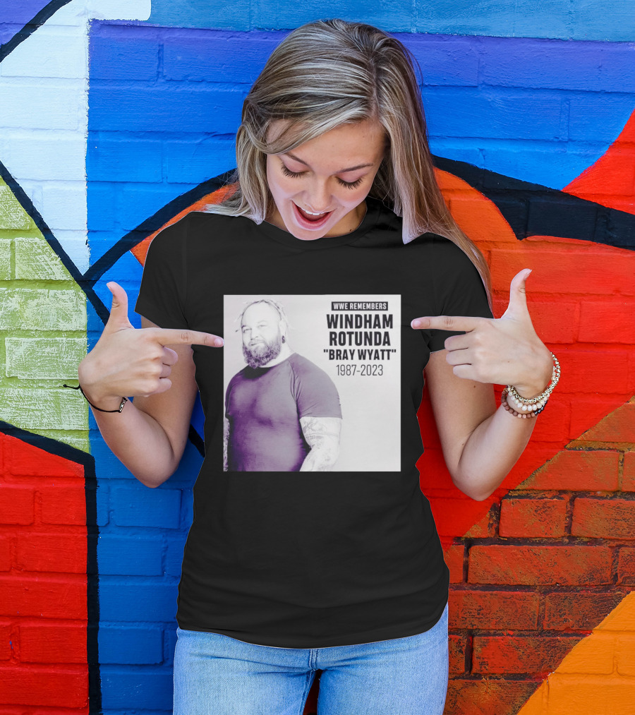WWE Remembers Windham Rotunda Bray Wyatt 1987 2023 T-Shirt