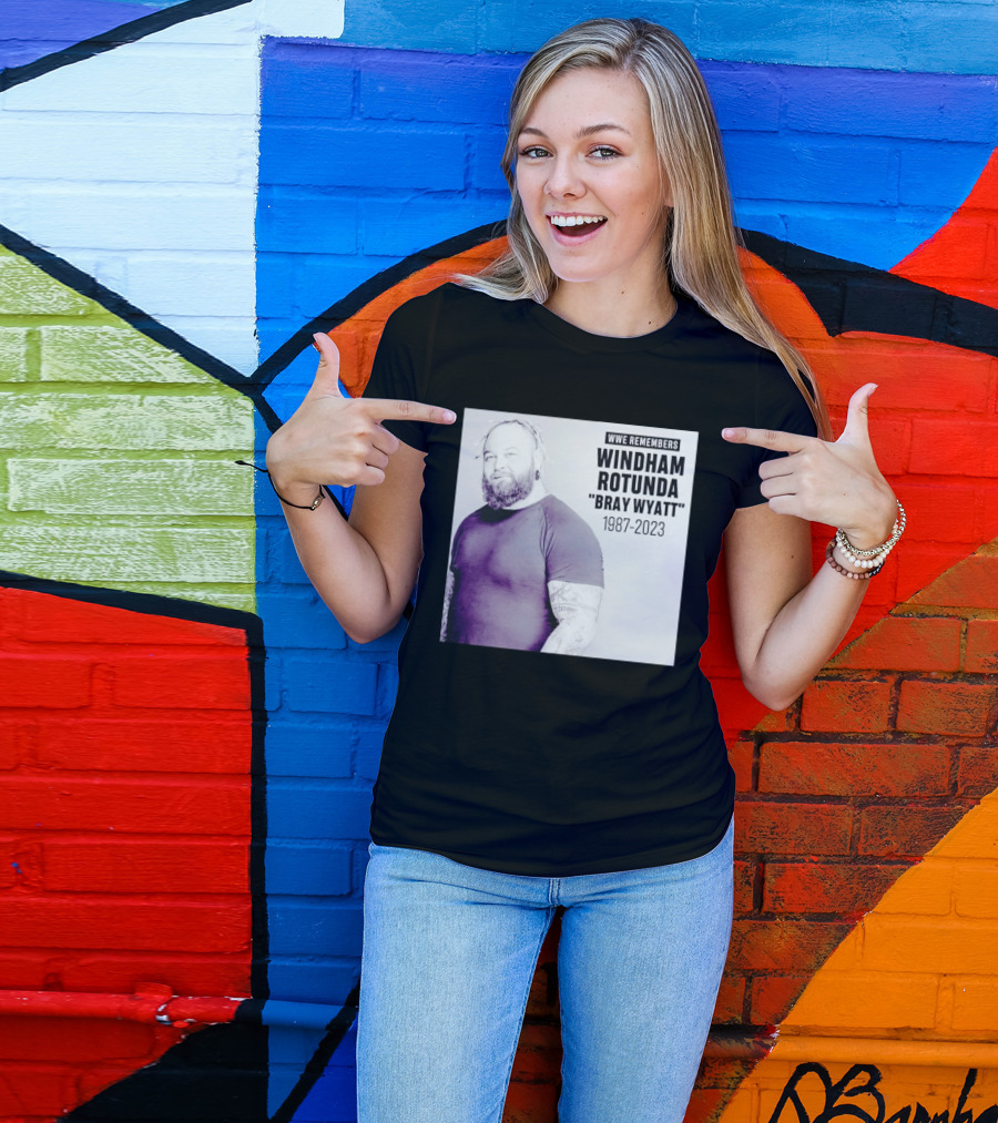 WWE Remembers Windham Rotunda Bray Wyatt 1987 2023 T-Shirt