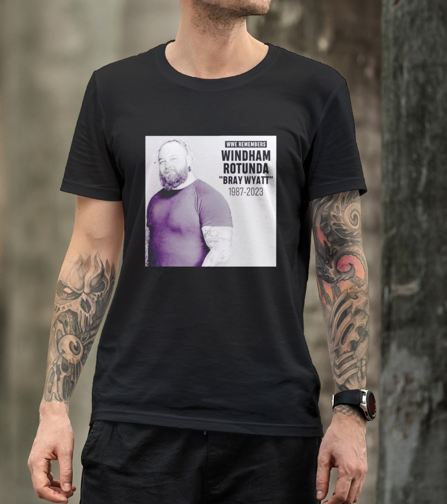 WWE Remembers Windham Rotunda Bray Wyatt 1987 2023 T-Shirt