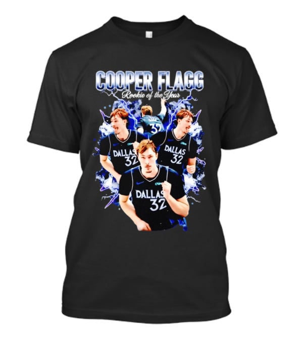 Cooper Flagg Dallas 32 Rookie Of The Year 2026 T-Shirt