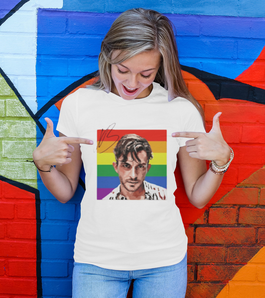 Jonathan Bailey LGBTQ+ Rainbow T-Shirt