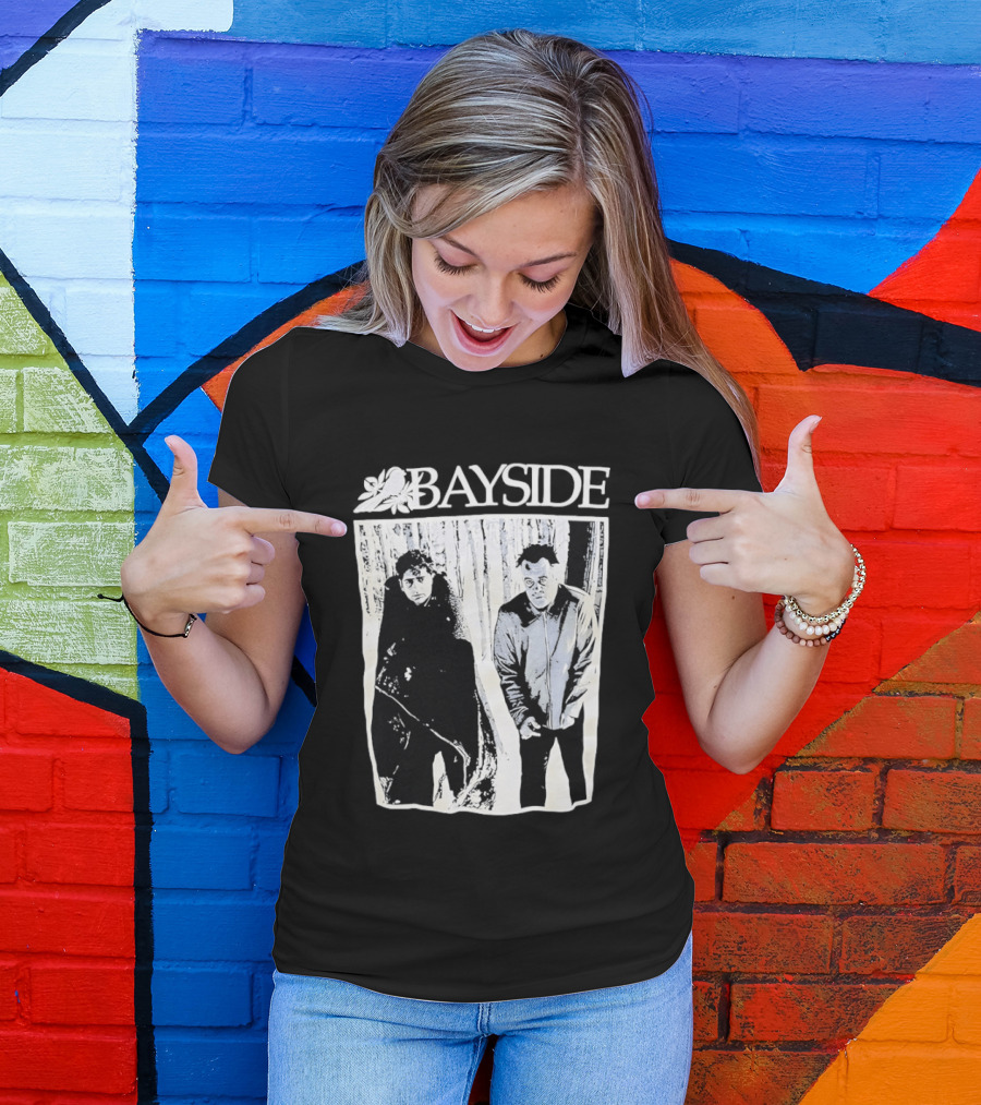 Bayside Band 25th Anniversary Black And White Image T-Shirt