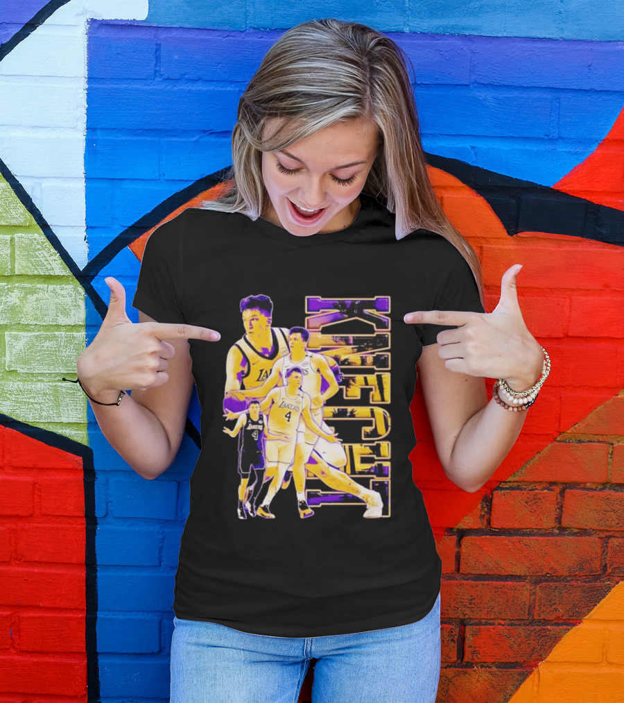 Dalton Knecht Los Angeles Lakers Basketball Lakers 4 T-Shirt