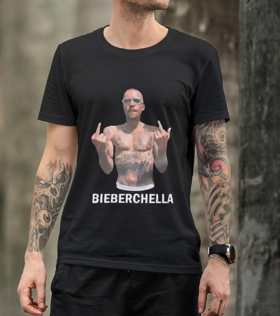 Justin Bieber Bieberchella Tattoo T-Shirt