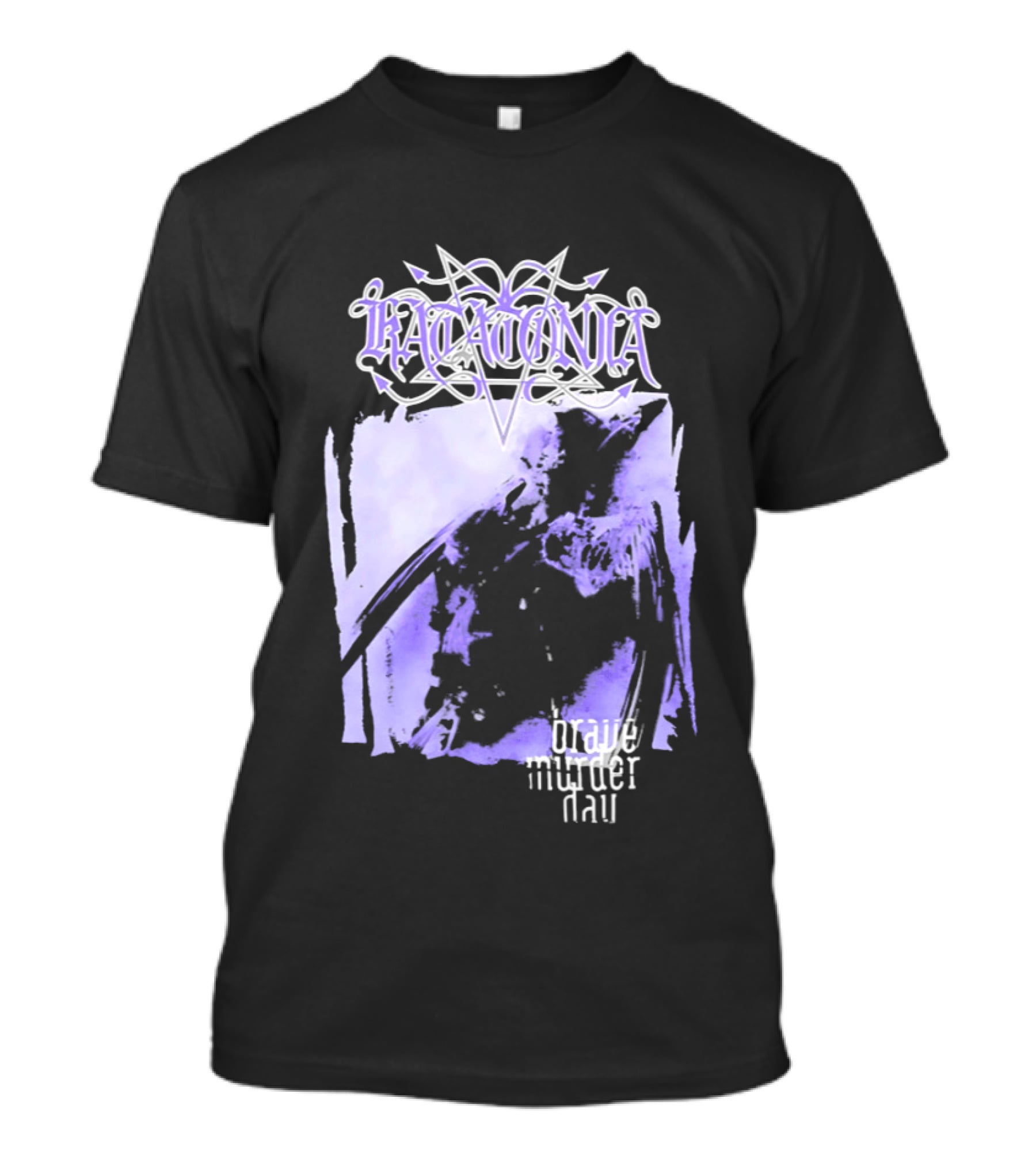 Katatonia Brave Murder Day Album Cover Art Purple Abstract T-Shirt