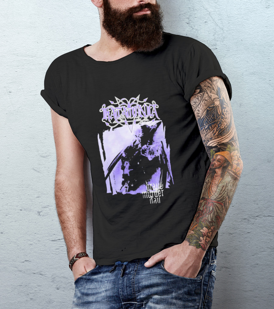 Katatonia Brave Murder Day Album Cover Art Purple Abstract T-Shirt