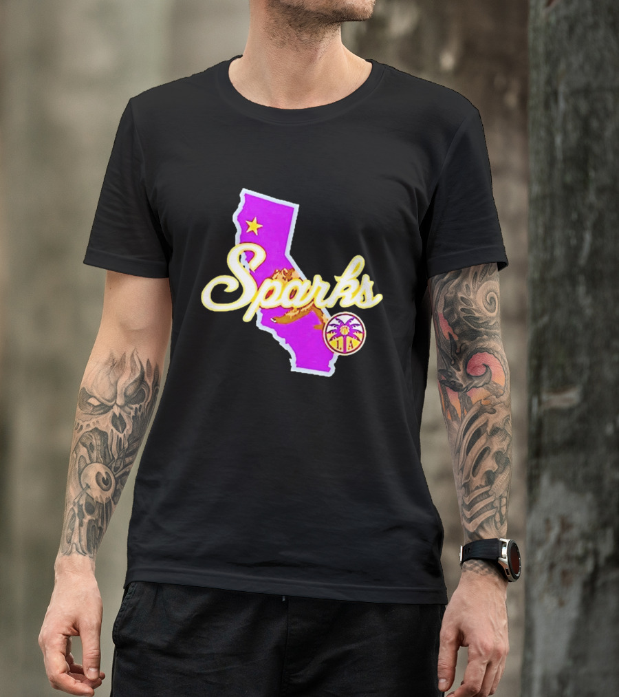 Los Angeles Sparks Hometown 2026 WNBA Draft New Era T-Shirt