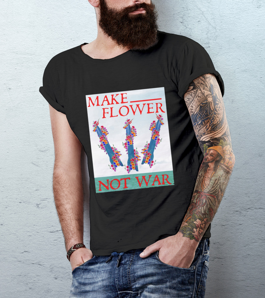 Minuteman III Make Flower Not War T-Shirt