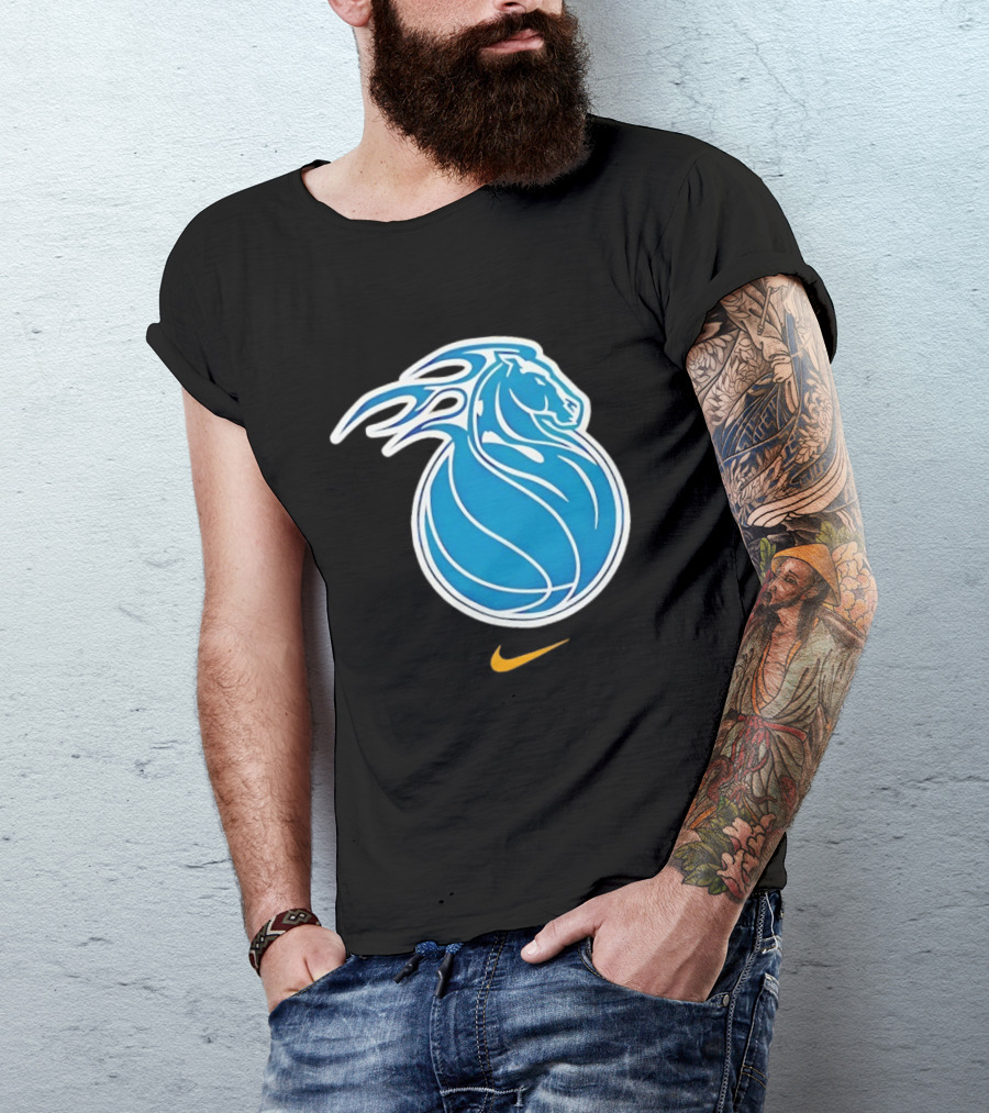 Detroit Pistons City Edition 2025 26 Nike Basketball Horse Concept T-Shirt