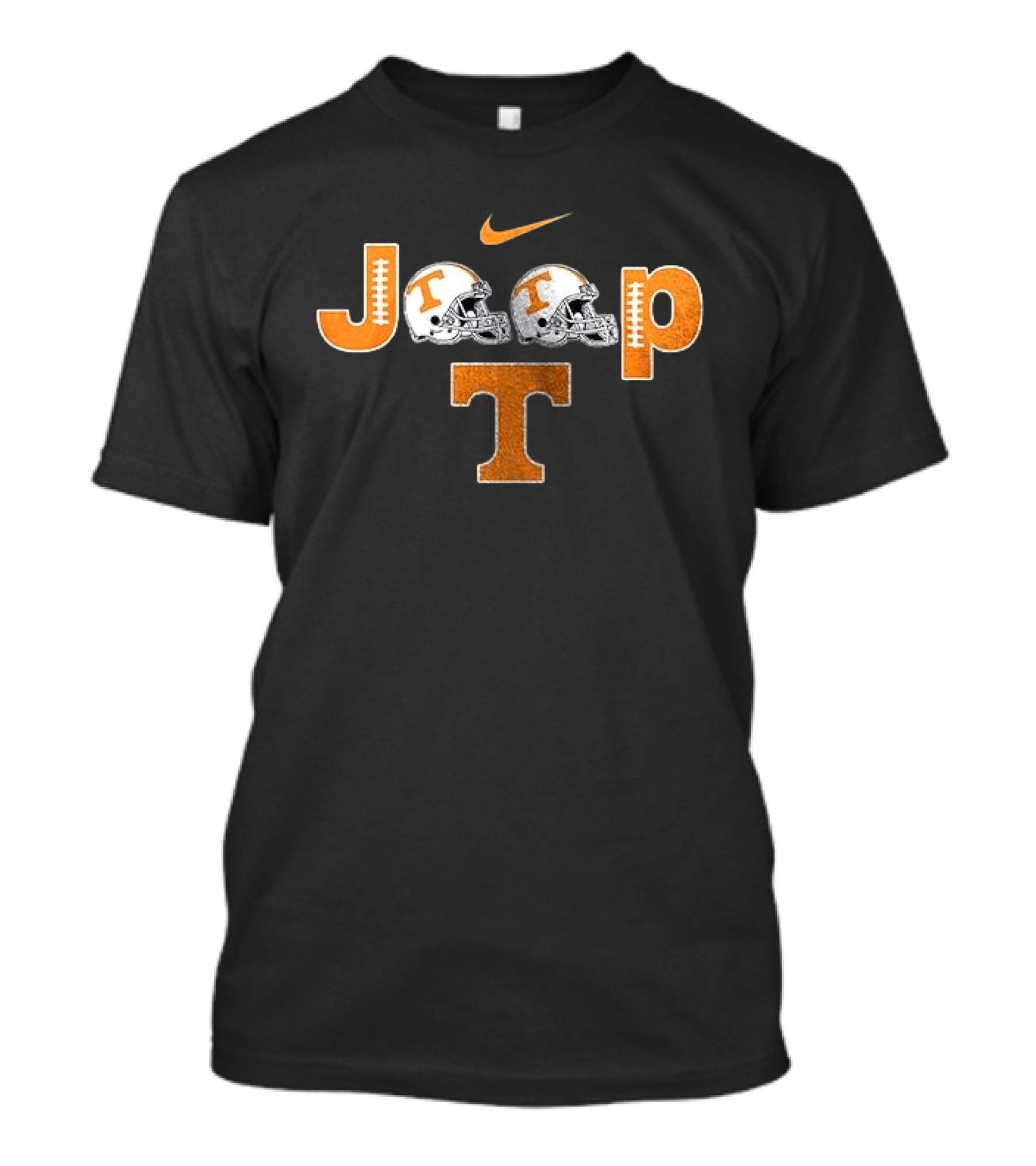 Tennessee Volunteers Jeep Nike Football Helmets T-Shirt