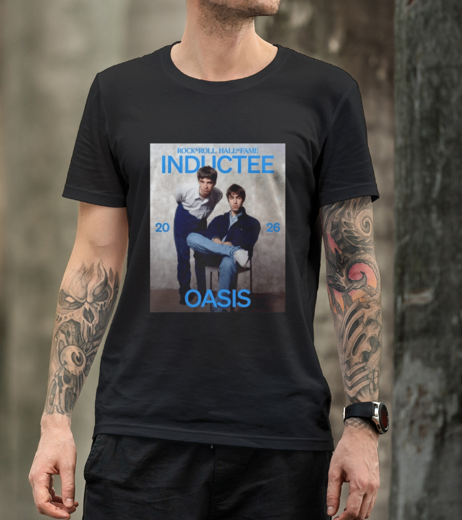 2026 Rock Roll Hall Of Fame Inductee Oasis T-Shirt