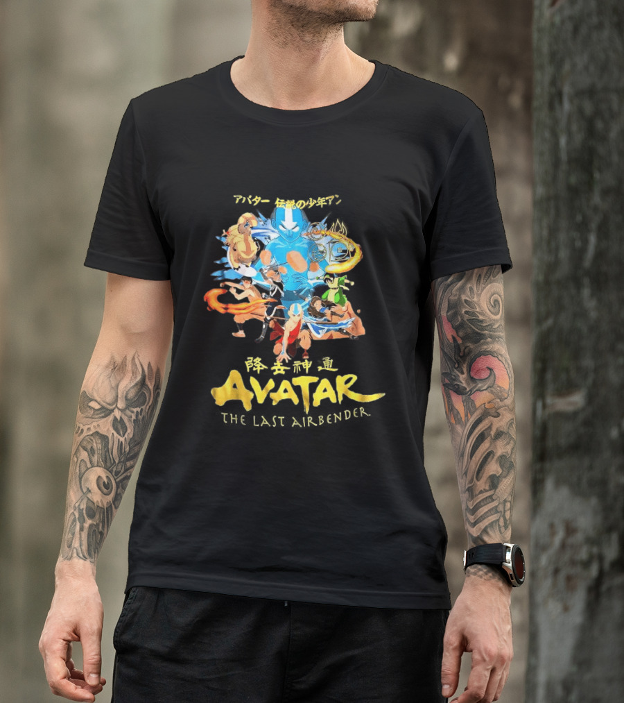Avatar The Last Airbender Characters Ensemble T-Shirt