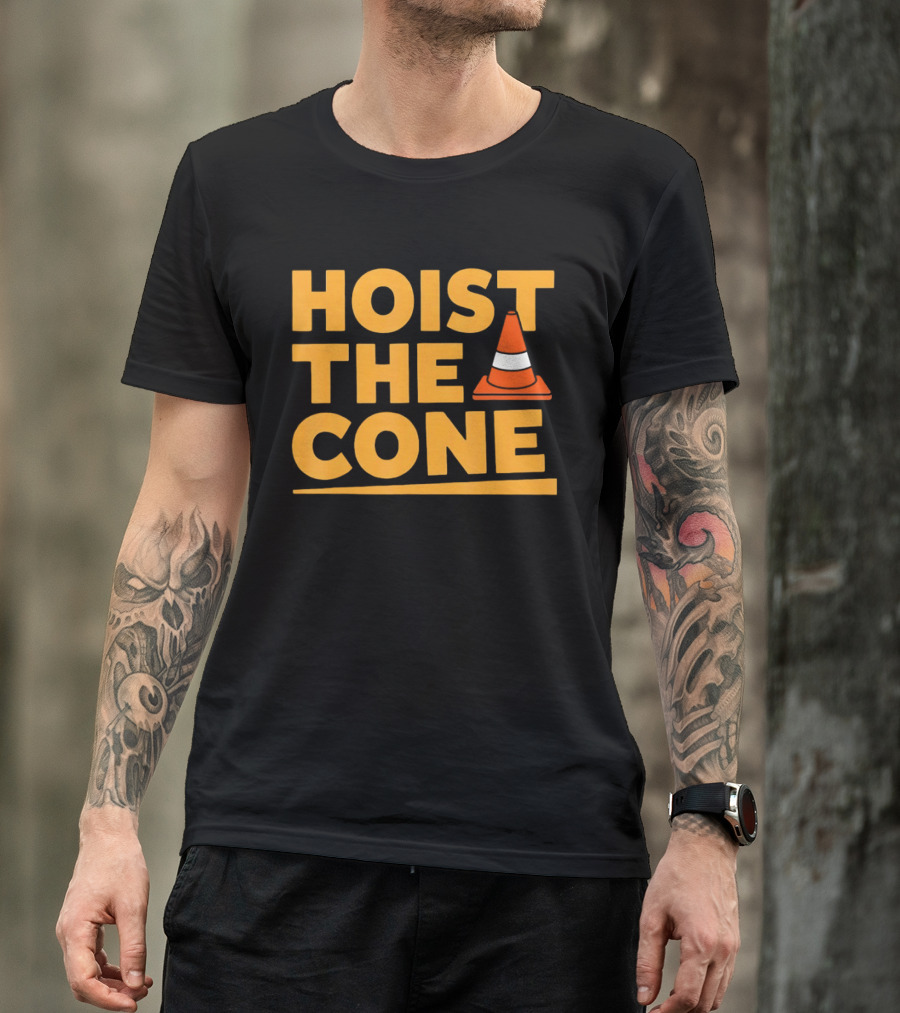 Pittsburgh Pirates Hoist The Cone Meme Traffic Cone Baseball T-Shirt