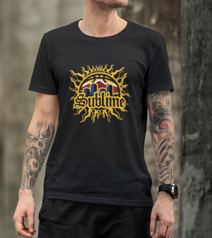Denver Nuggets Sublime Sunburst Collaboration T-Shirt