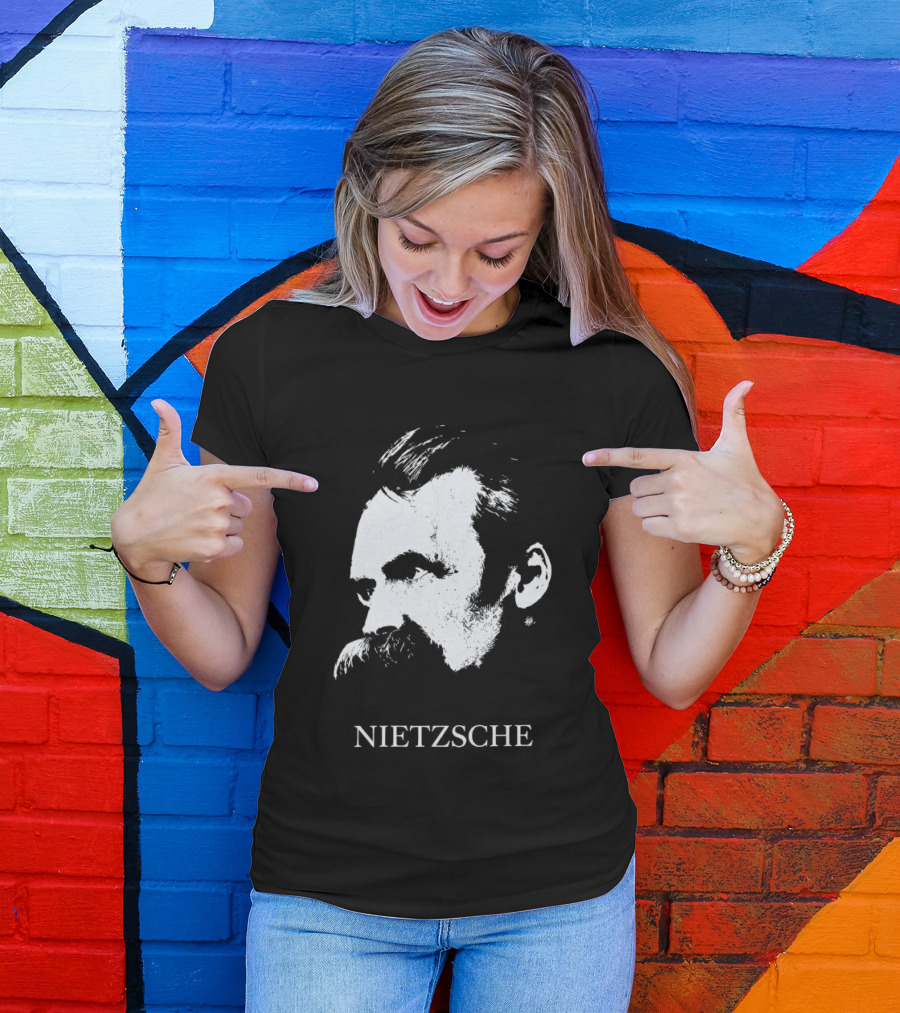 Gdragon Enfants Riches Deprimes Nietzsche Portrait Vintage Aesthetic T-Shirt