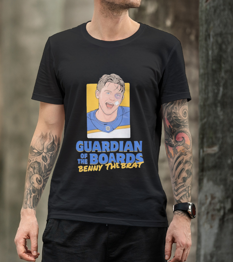 Guardian Of The Boards Benny The Brat Buffalo Sabres Hockey Player T-Shirt