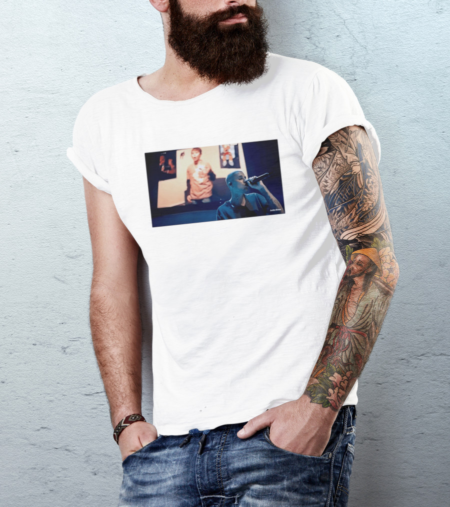 Justin Bieber Coachella Singing Nostalgia With You 2000s Fashion T-Shirt