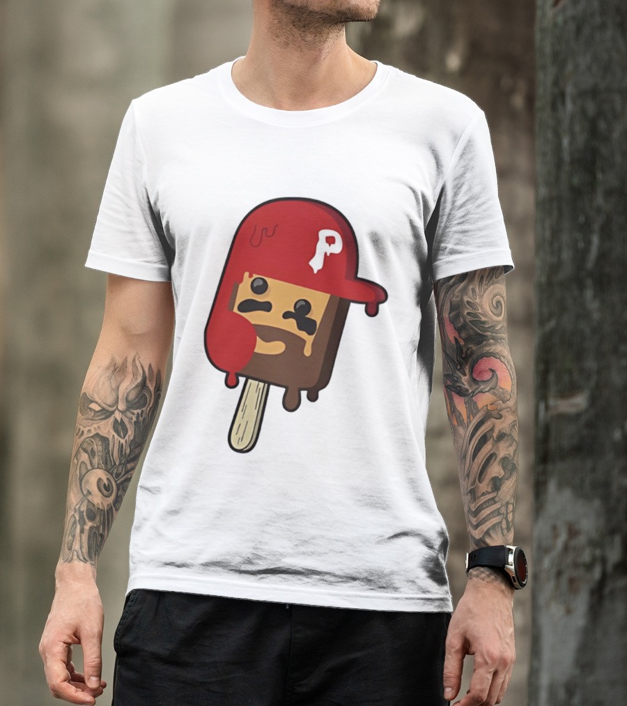 Bryce Harper Philadelphia Phillies Popsicle Red Cap Ice Cream T-Shirt