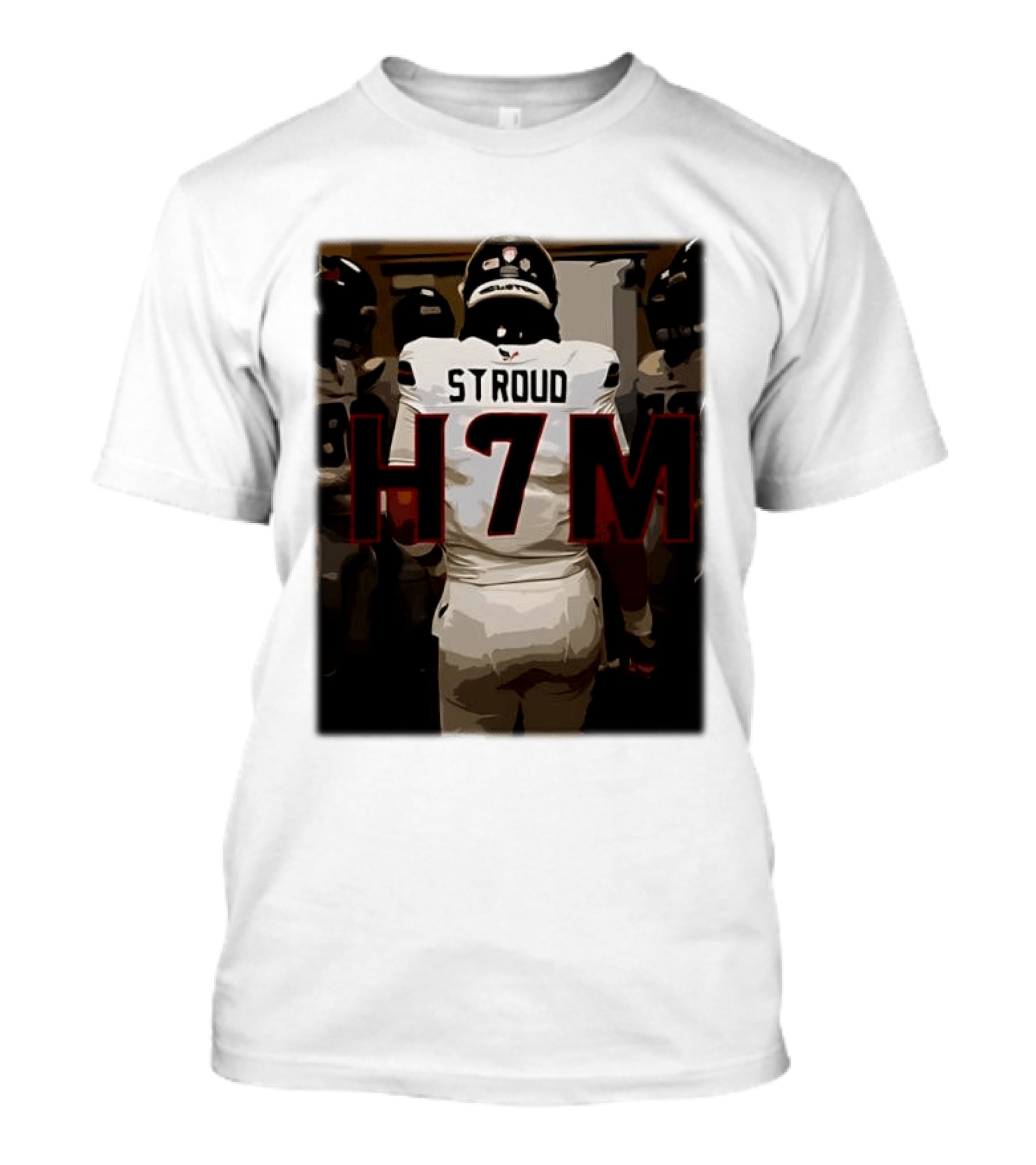 C.J. Stroud H7M Houston Texans Football Player T-Shirt