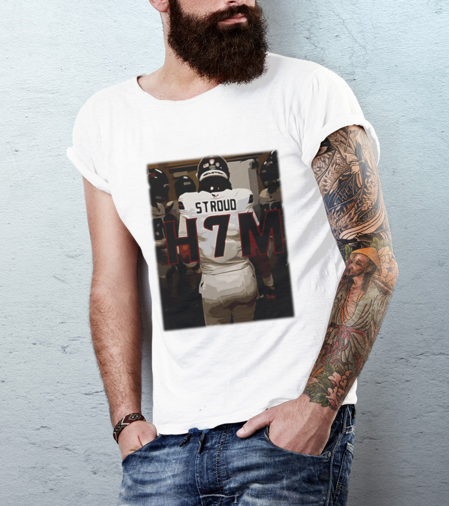 C.J. Stroud H7M Houston Texans Football Player T-Shirt