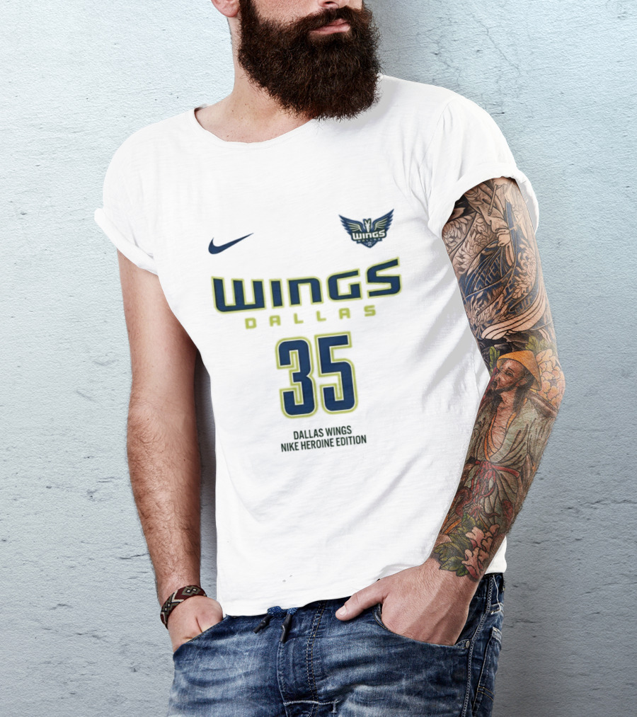 Wings Dallas Big Texas 35 Nike Heritage Edition T-Shirt