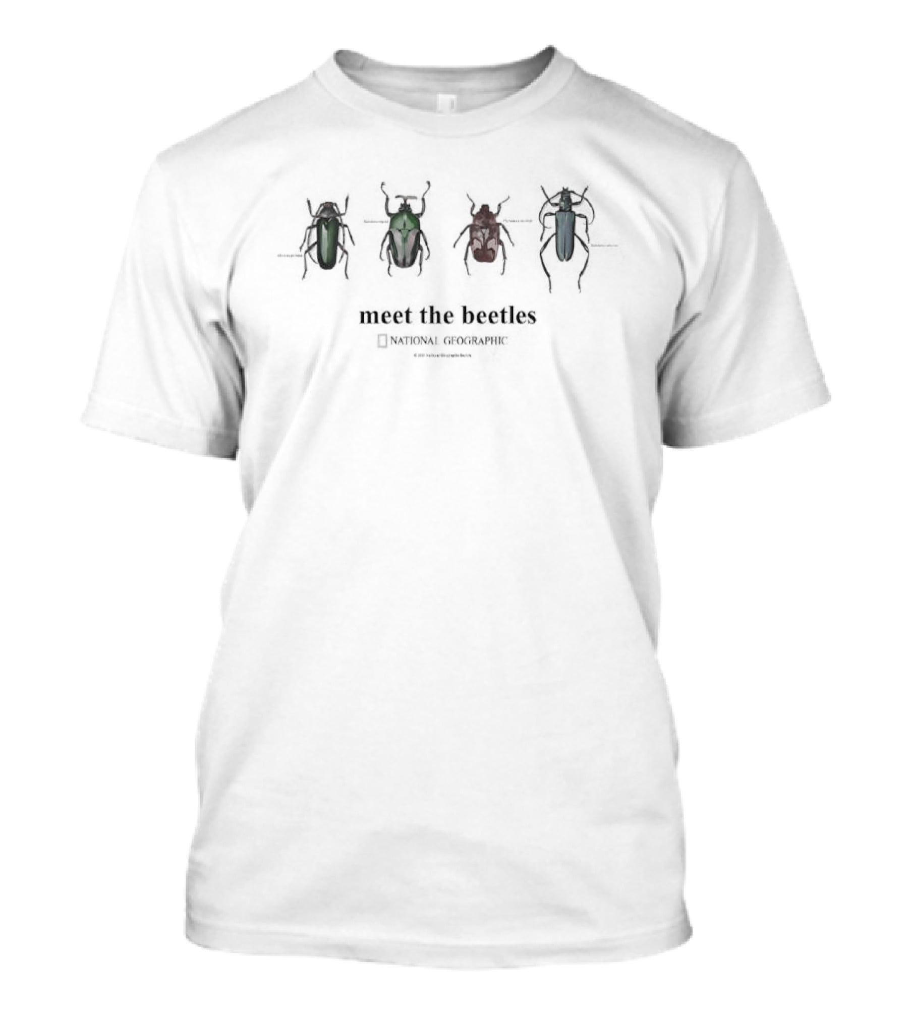 Meet The Beetles National Geographic Bugs Collection T-Shirt