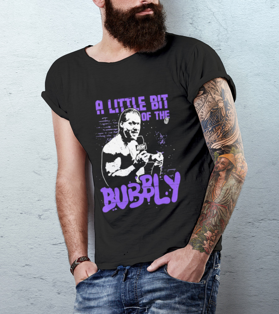 AEW Chris Jericho A Little Bit Of The Bubbly T-Shirt