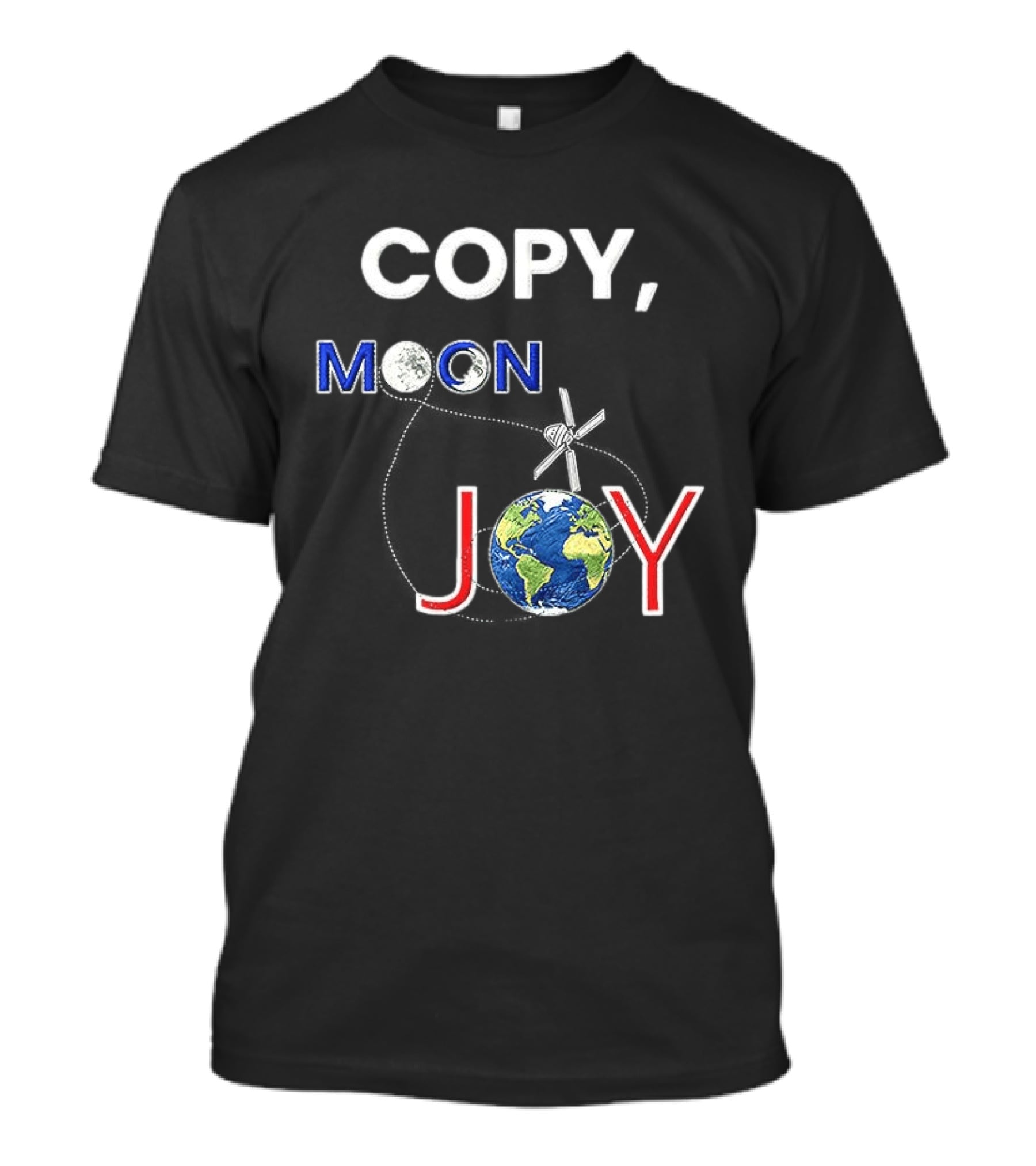 Copy Moon Joy Earth Astronaut Artemis II T-Shirt