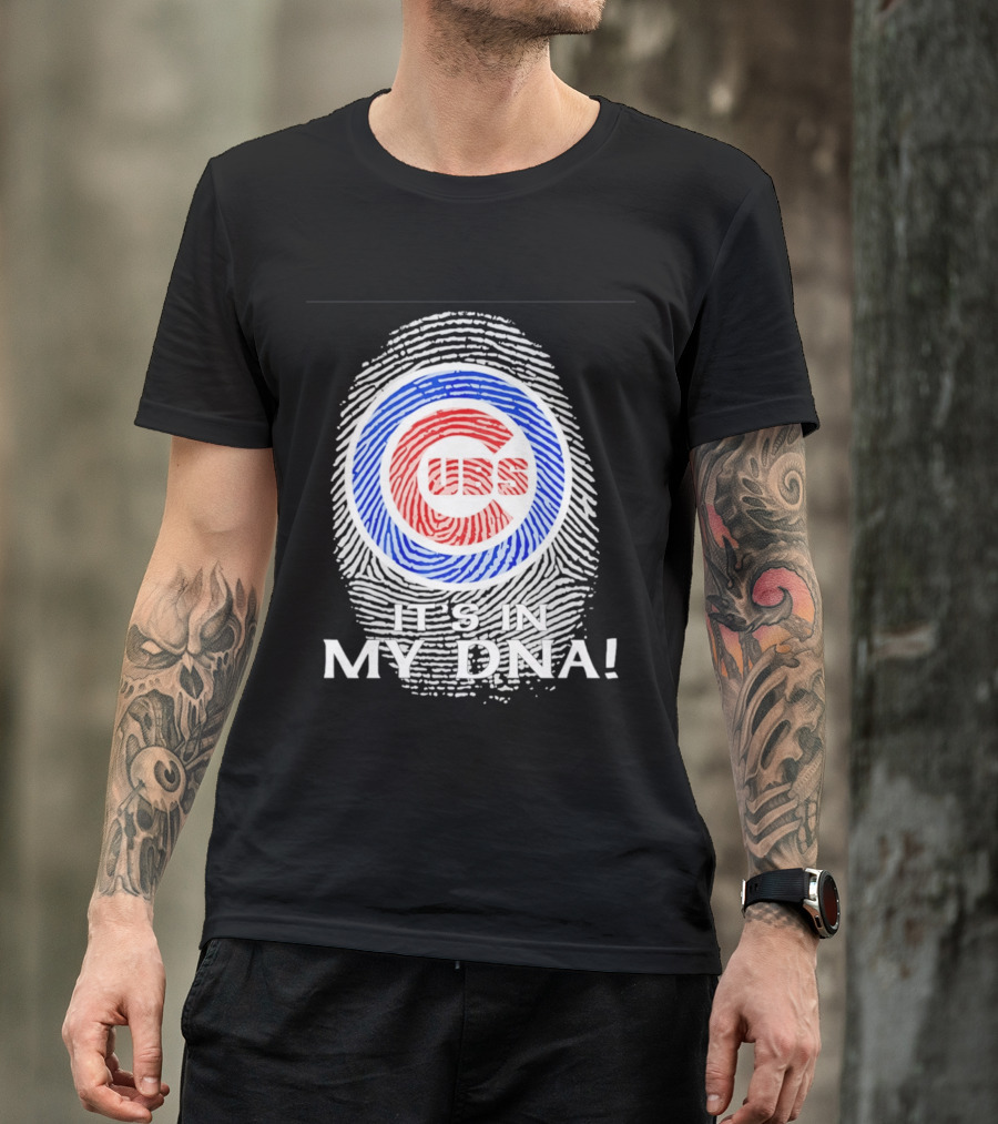 Chicago Cubs DNA Fingerprint It's In My DNA T-Shirt
