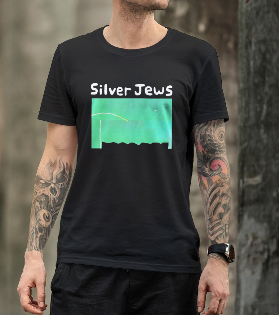 Silver Jews Green Abstract T-Shirt