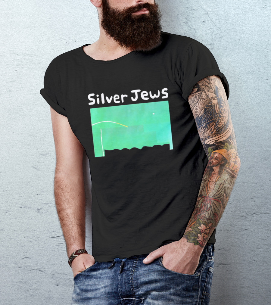 Silver Jews Green Abstract T-Shirt