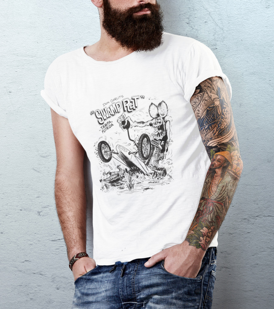 Swamp Rat Don Garlit's Tampa Florida Racing Dragster T-Shirt