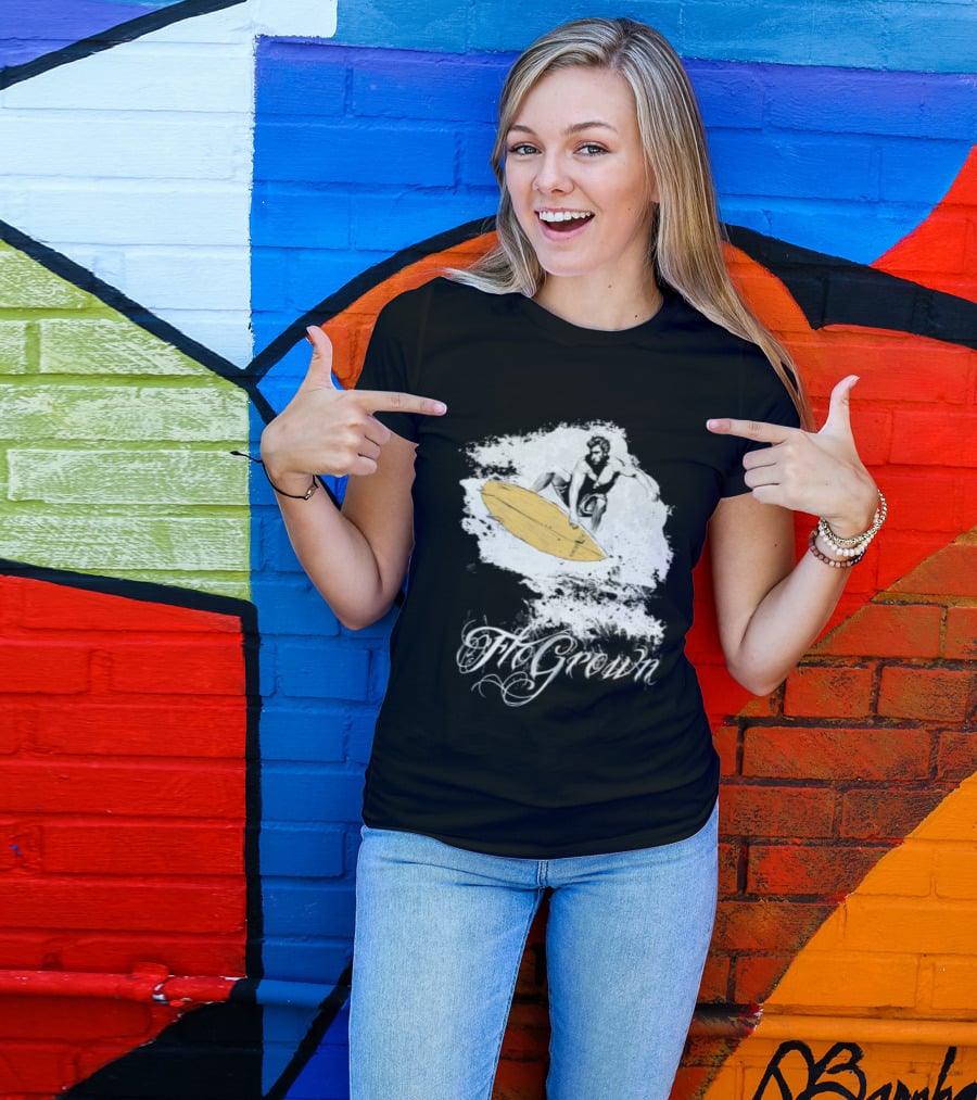 15 Year Anniversary Try My Wood Surfing My Growth T-Shirt