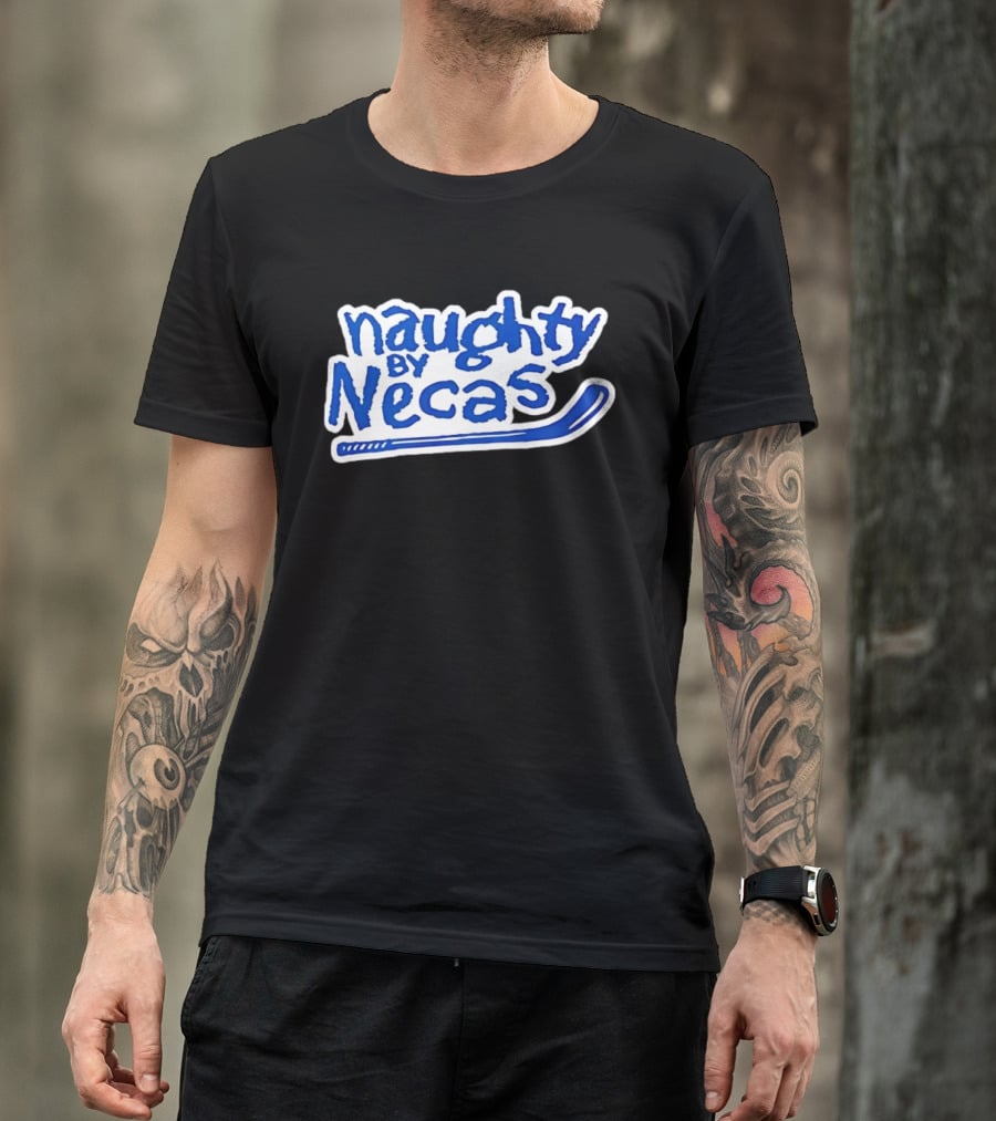 Martin Nečas Naughty By Necas Hockey T-Shirt