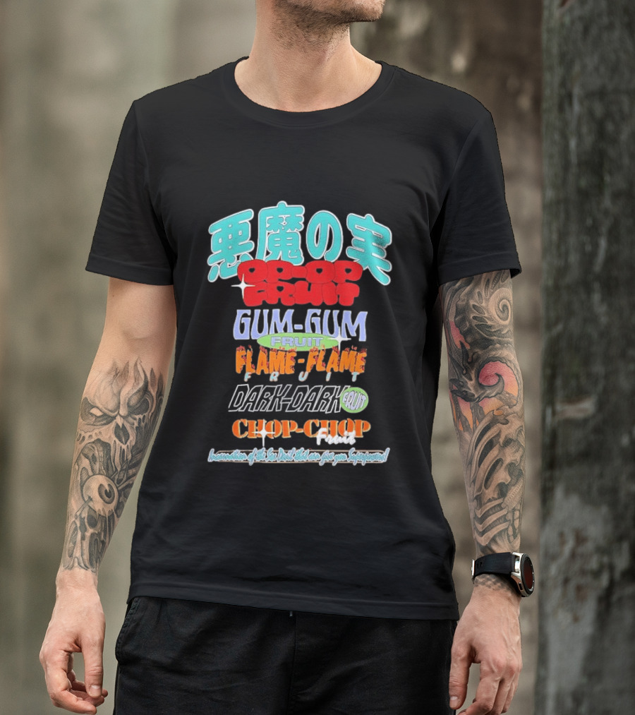 One Piece Devil Fruit Incarnation Of The Sea Devil That Can Give You Superpowers Anime T-Shirt