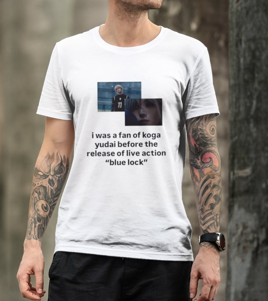 Koga Yudai Before Blue Lock Live Action Release Fan T-Shirt