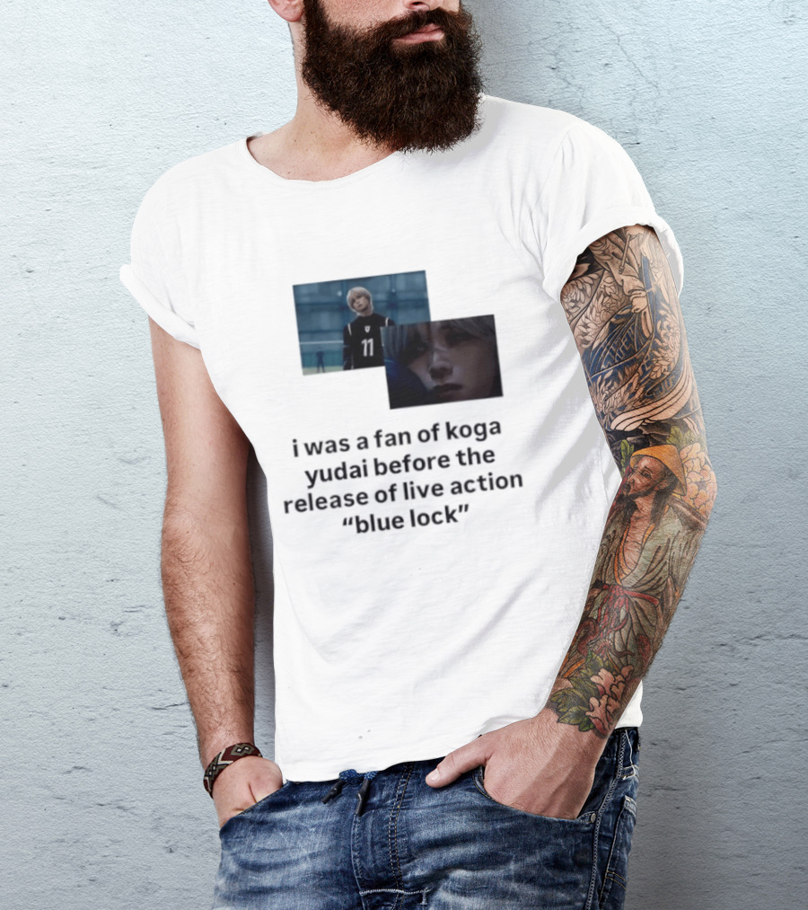 Koga Yudai Before Blue Lock Live Action Release Fan T-Shirt
