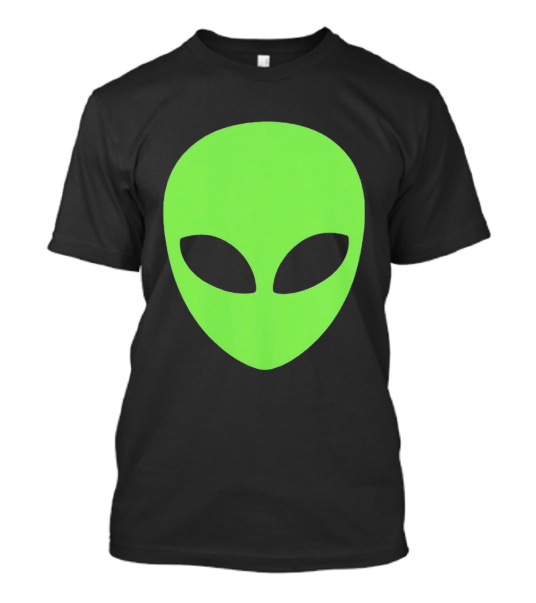 Alien Face 2026 Green Mask T-Shirt