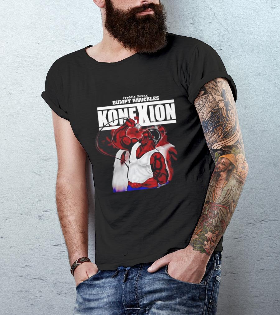 Freddie Foxxx Bumpy Knuckles Hip Hop Konexion Microphone Power T-Shirt