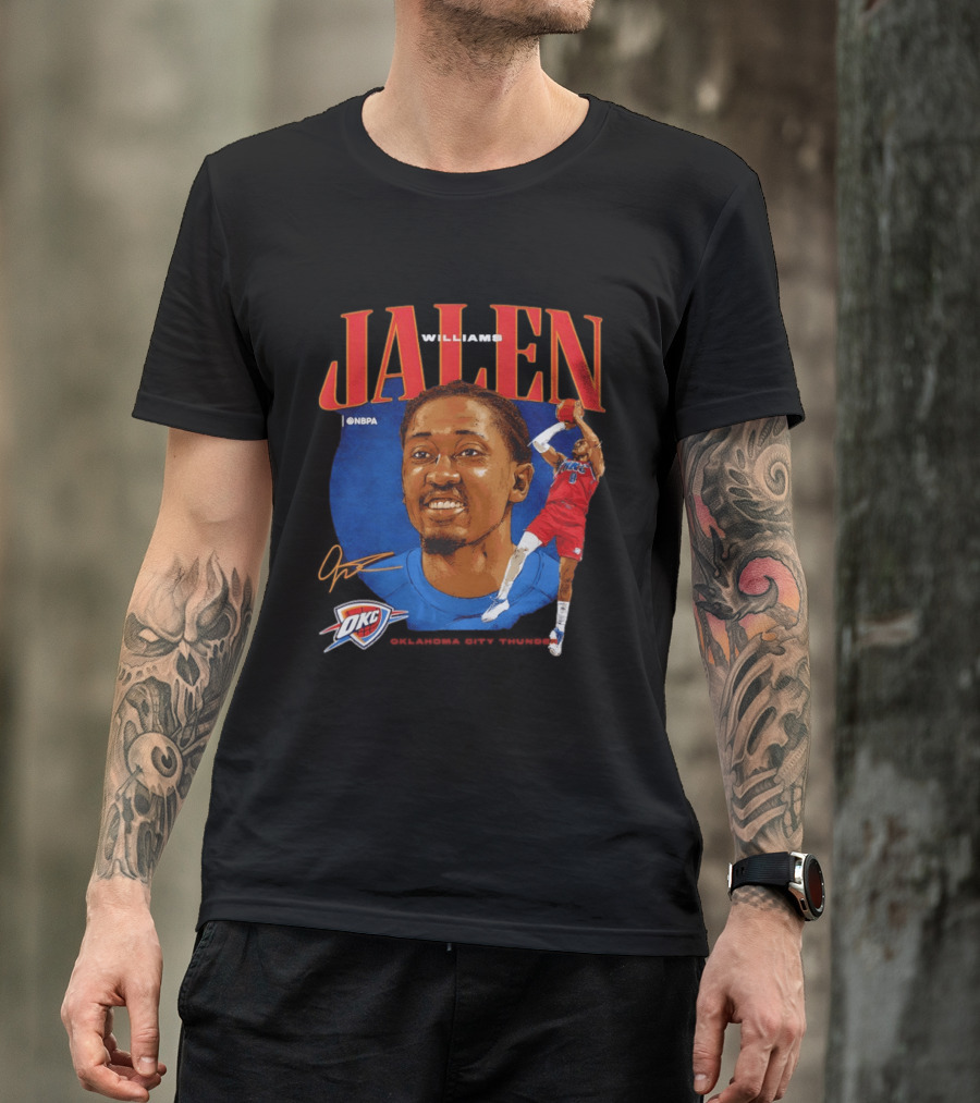Jalen Williams Oklahoma City Thunder NBA OKC T-Shirt