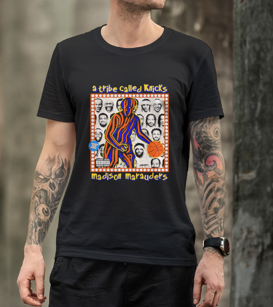 A Tribe Called Knicks Madison Marauders Basketball Art With Iconic NYC Sports Influence T-Shirt